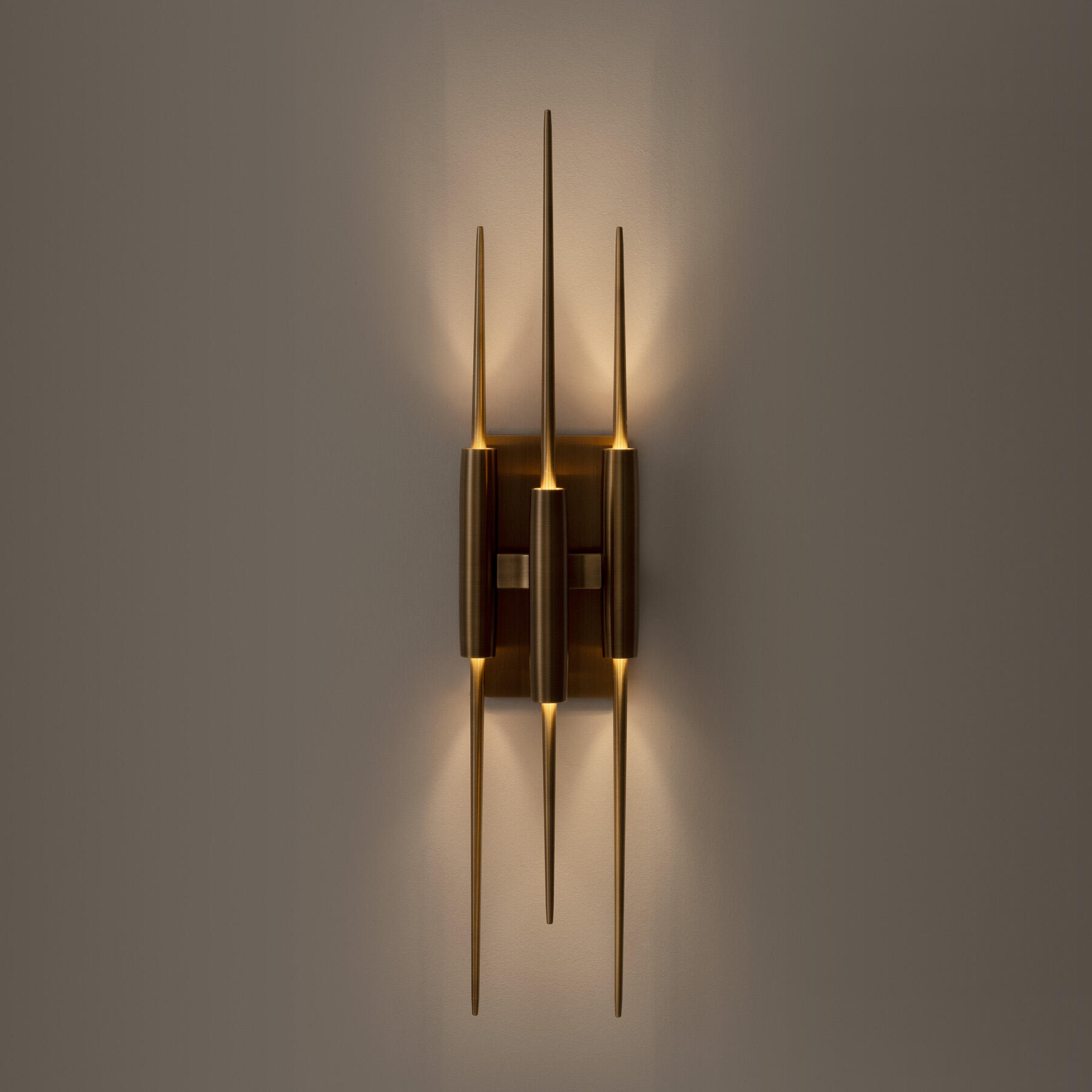 Four Seasons Sconce, Golden Bronze Patina