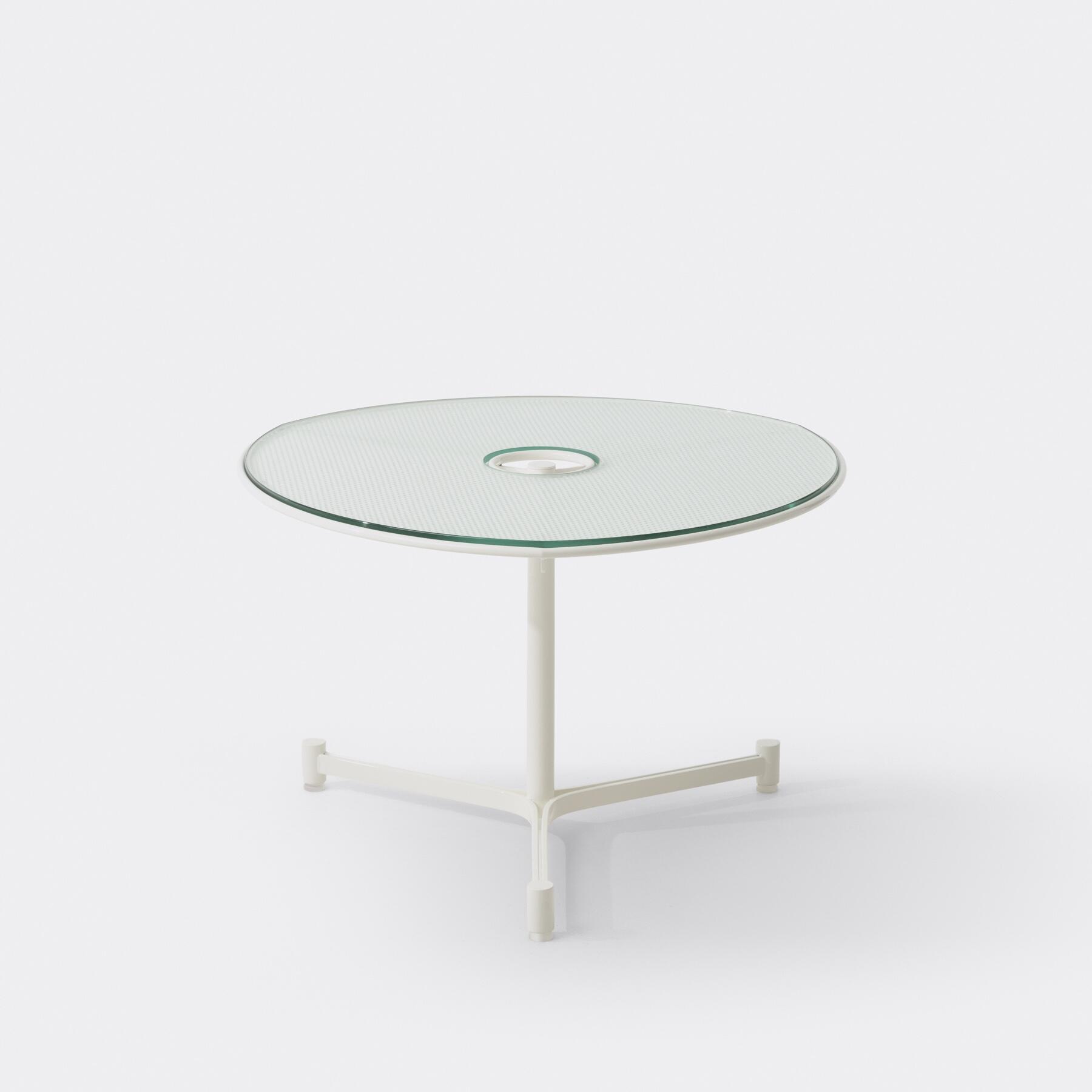 Capricorn Two Tiered End Table, Crema