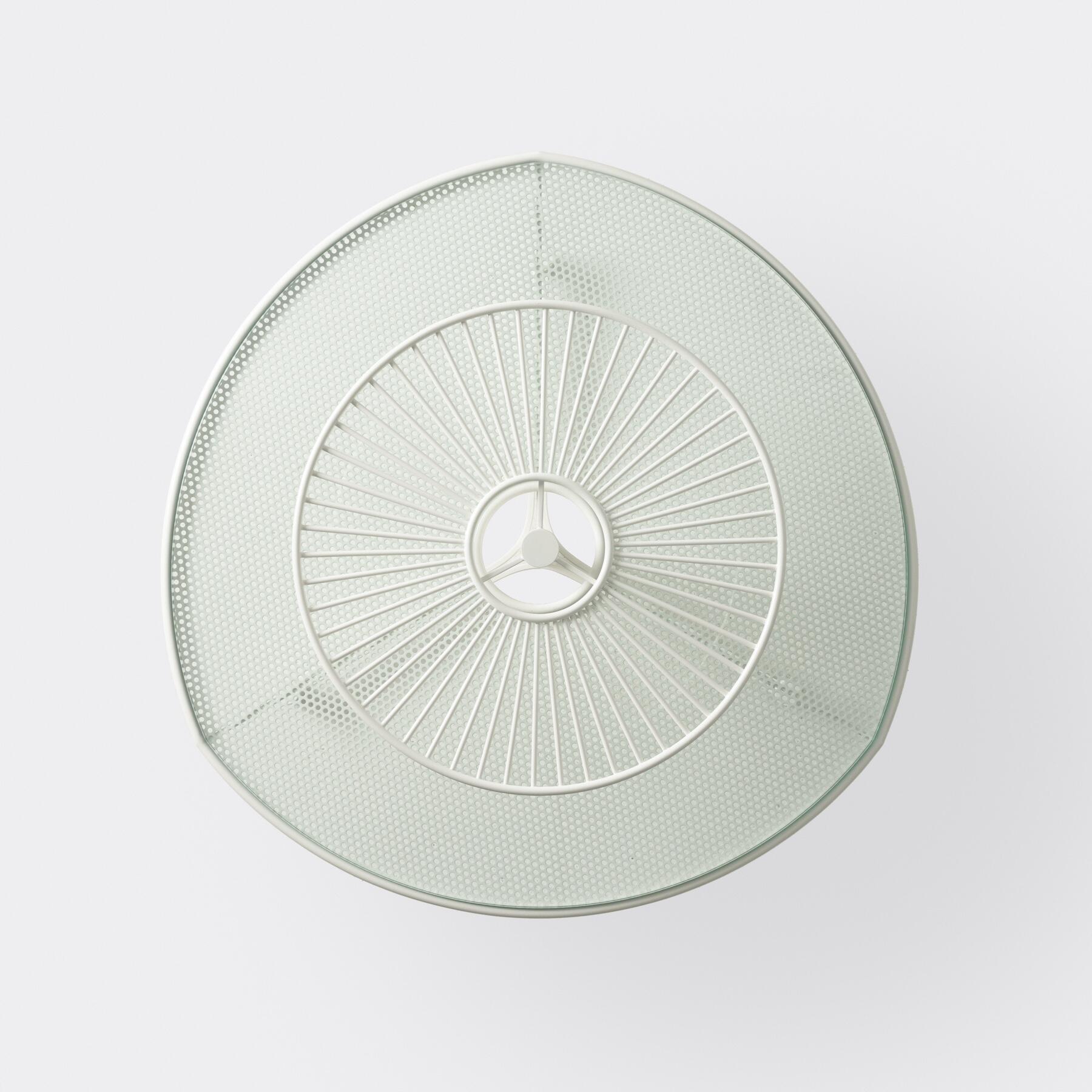 Capricorn Two Tiered End Table, Crema