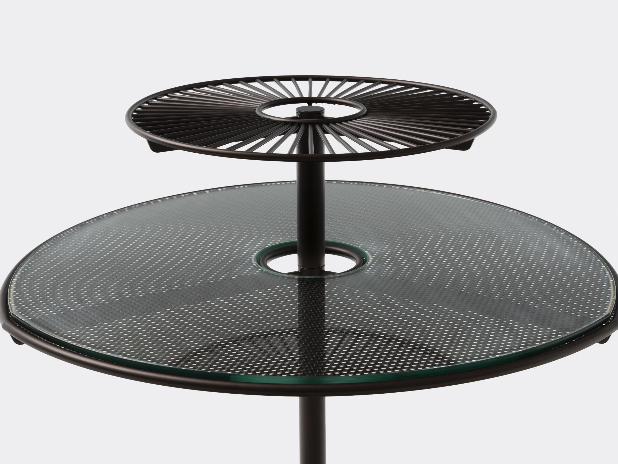 Capricorn Two Tiered End Table, Espresso