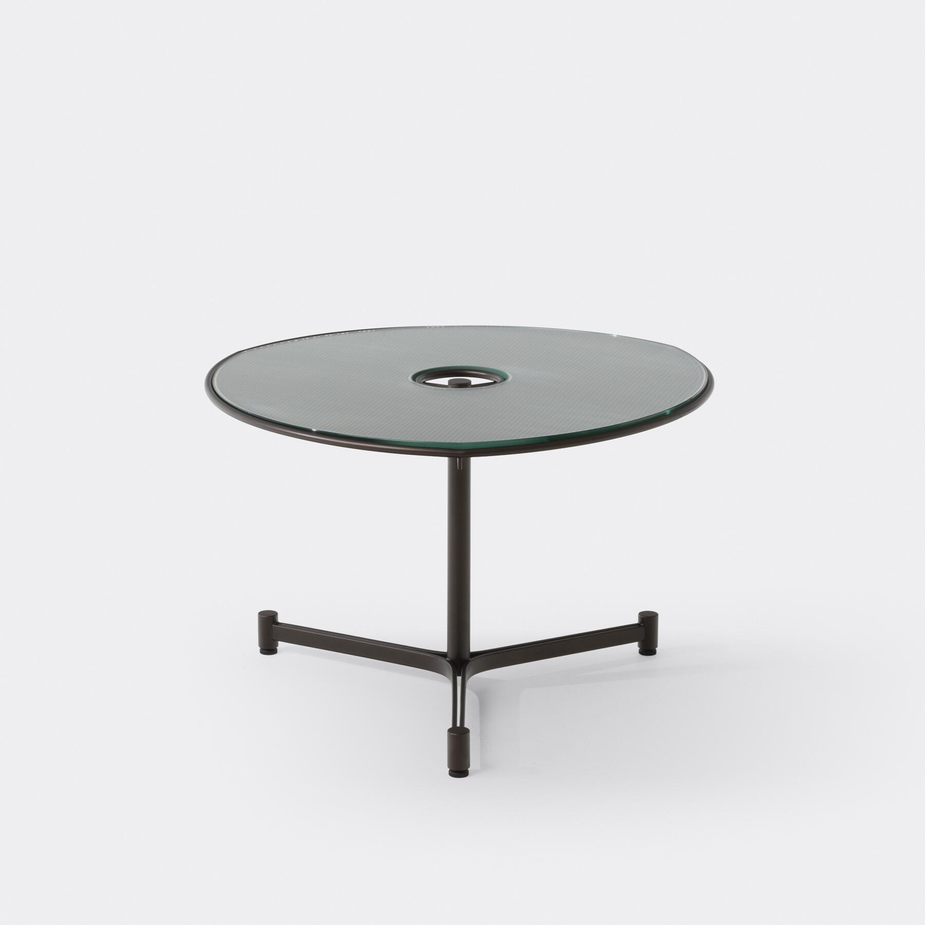 Capricorn Two Tiered End Table, Espresso