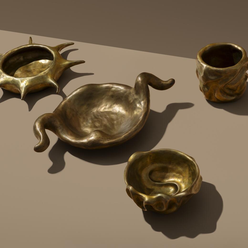 Alyssa Bowl, Eloise Bowl, Fiore Votive, Soleil Vessel