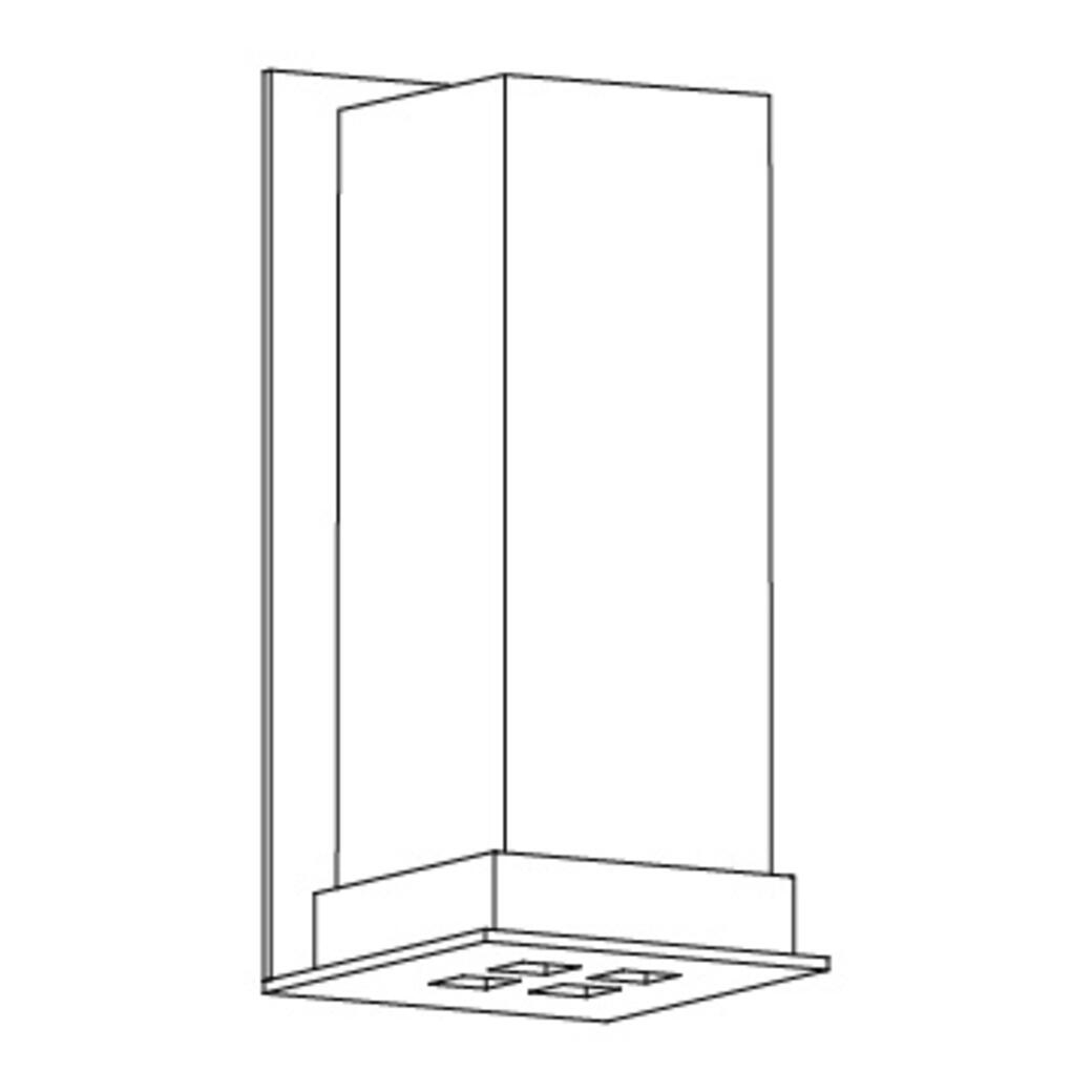 Kort Sconce, 6 w in, 14 h in