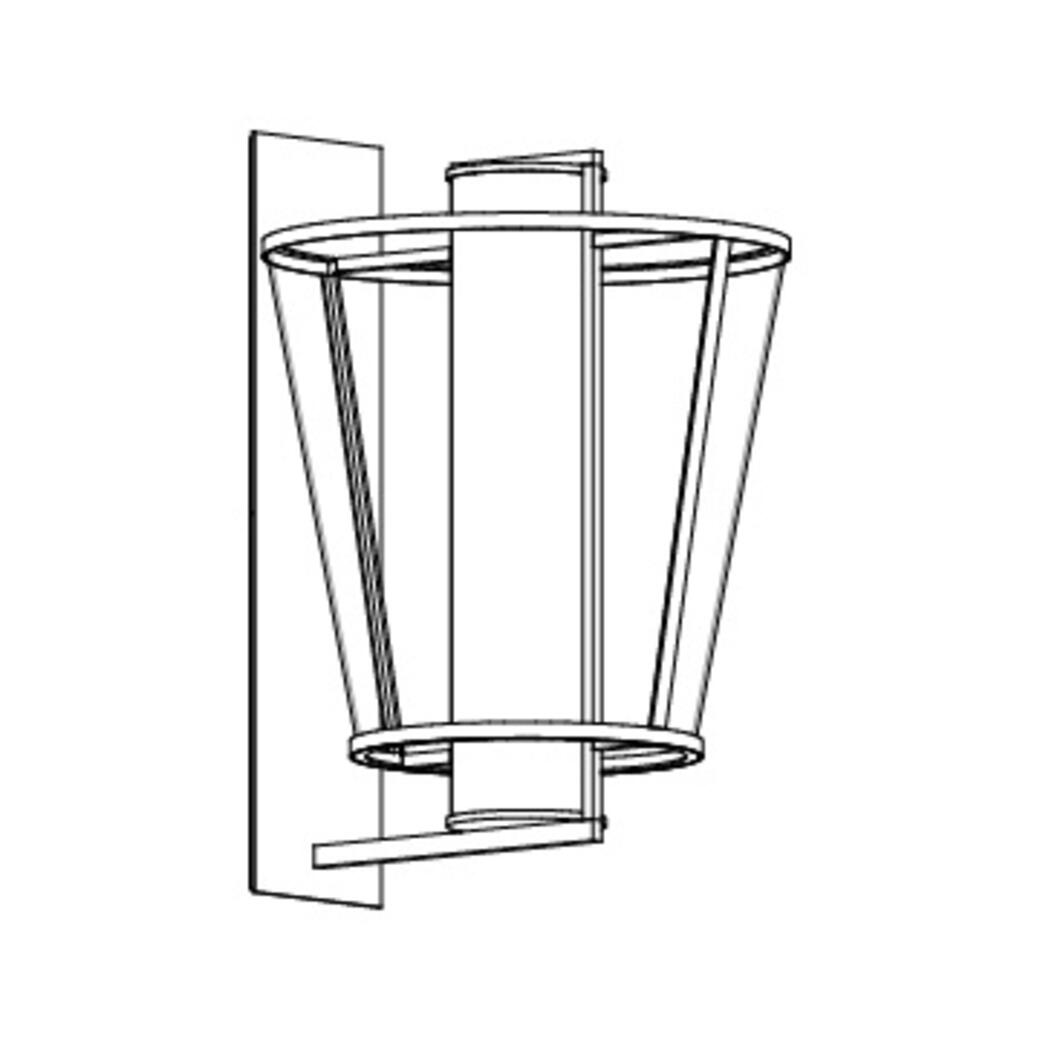 Lu Sconce, 25 w in, 37.75 h in