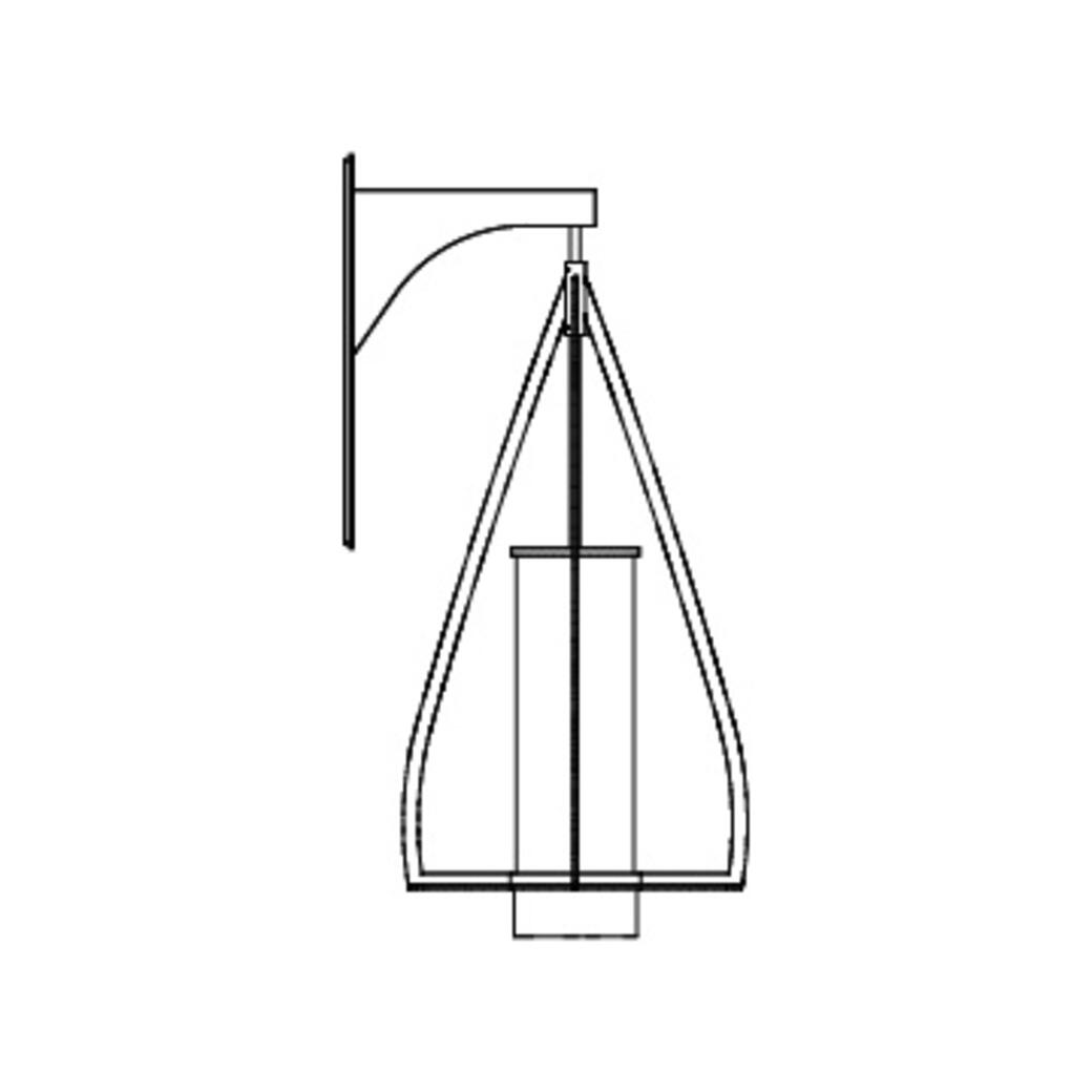 Topo Sconce, 39 h in,