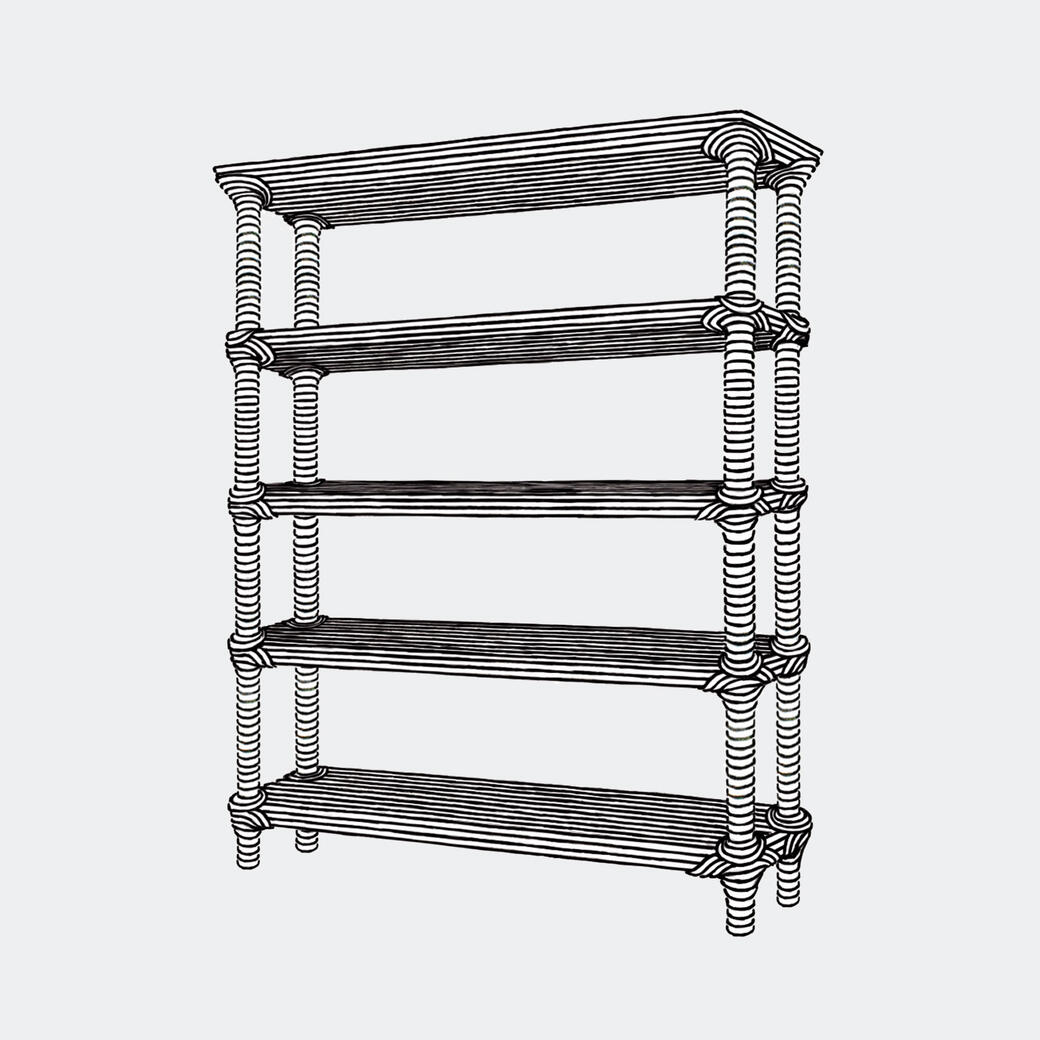 Moisrou Bookcase
