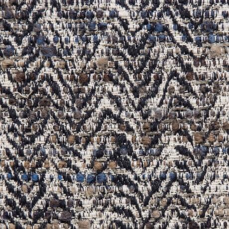 Herringbone Tweed: Navy & Taupe (3827/01)